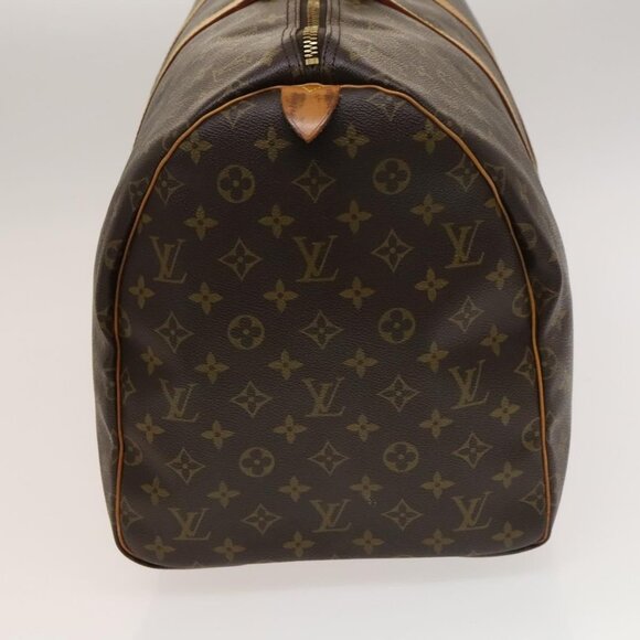LOUIS VUITTON Monogram Keepall 55 Boston Bag M41424 LV Auth 132737 - Picture 4 of 16